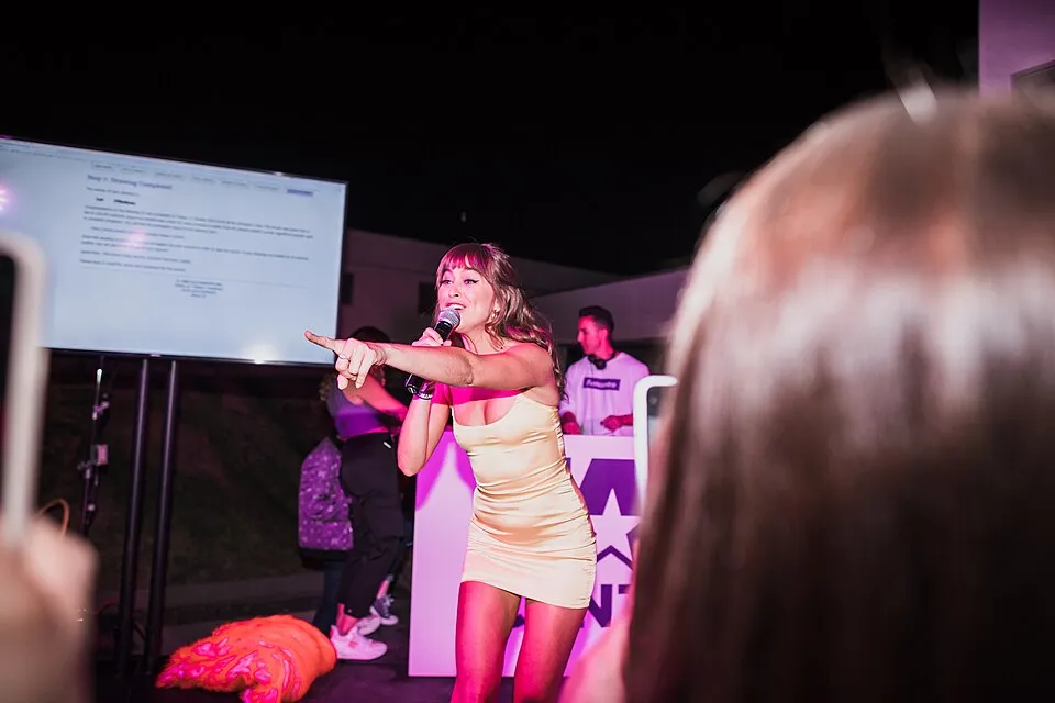 Riley Reid, Hosting a FanCentro event, Los Angeles, 2020